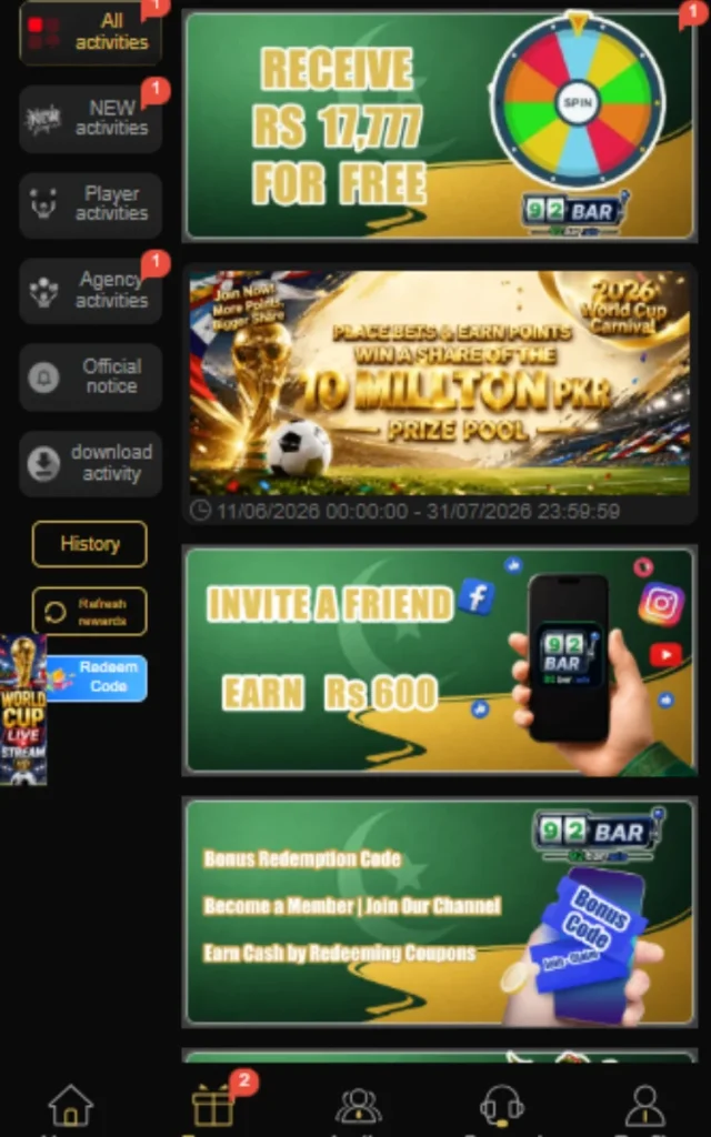 92bar Game